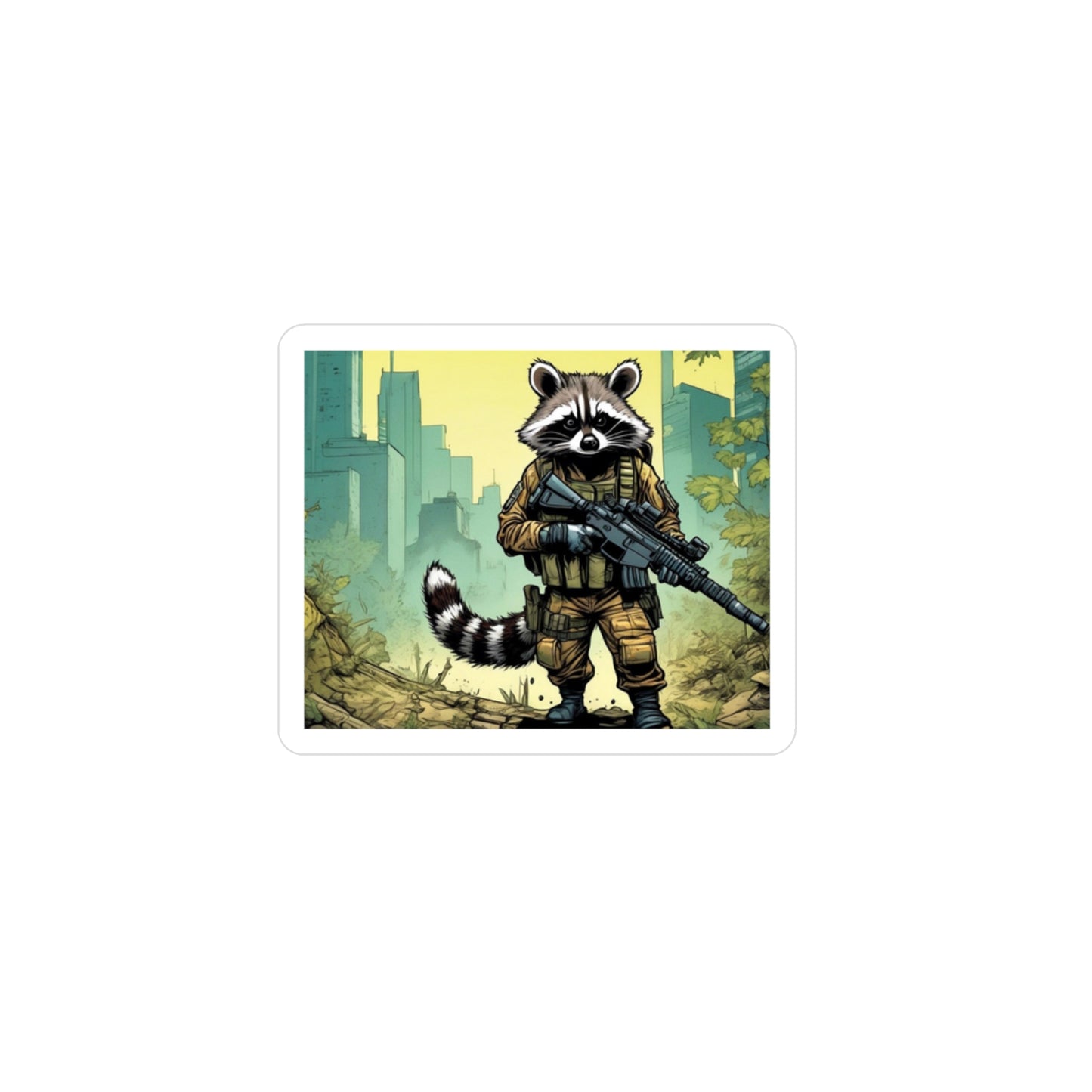 Garbage raider 1 Sticker